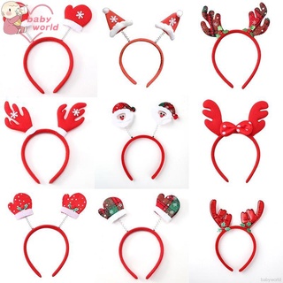 Lovely Sweet Cartoon Hairband Childrens Holiday Party Decorations Fashion Christmas Headband