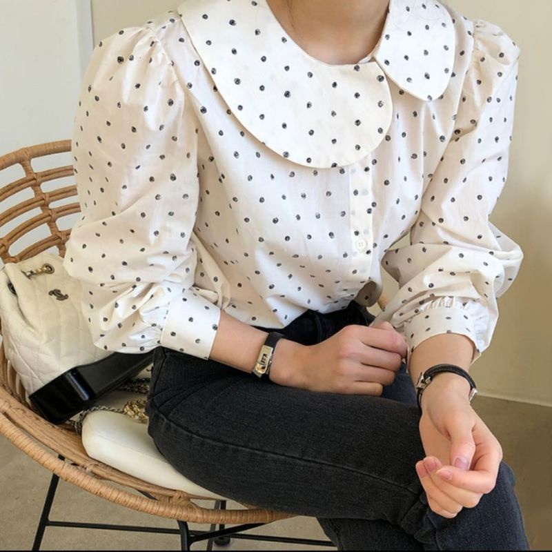 TM - 9789 เสื้อ Khloe Asym Import