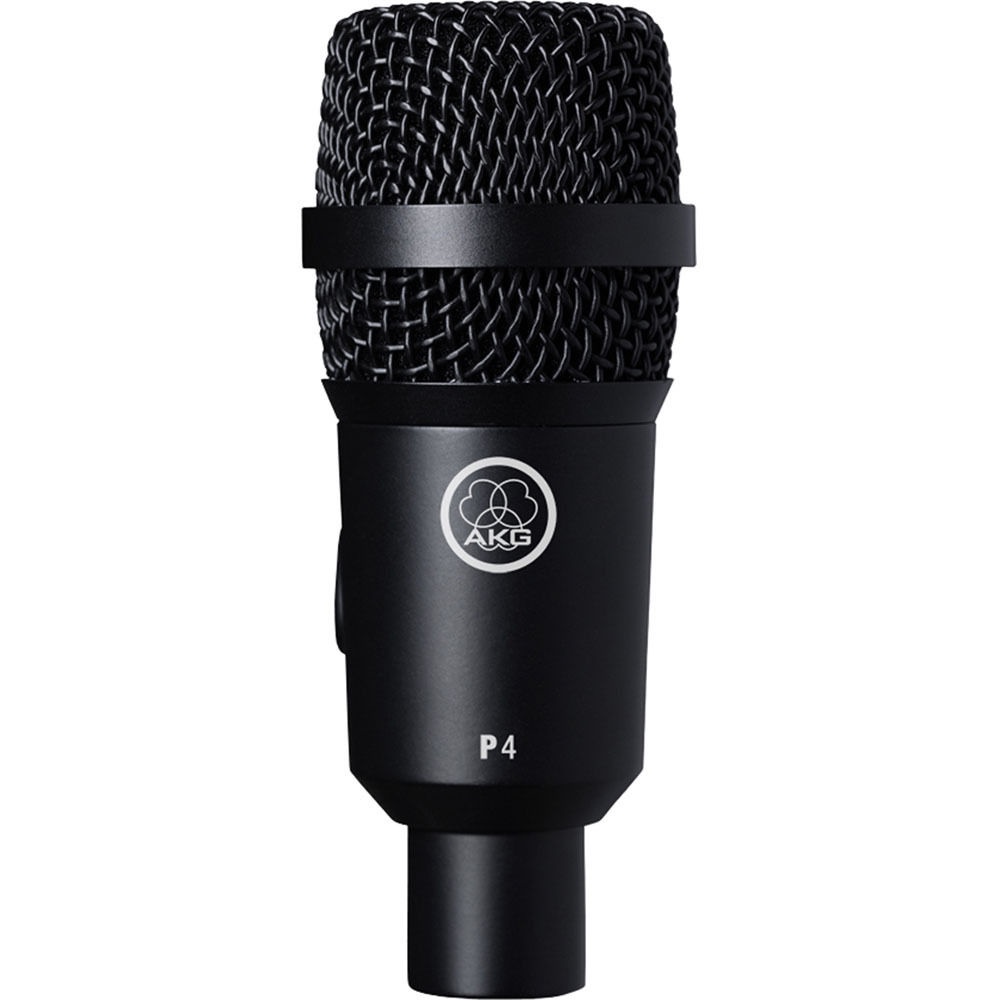 AKG P4 *ของแท้ รับประกันศูนย์* ไมค์คอนเดนเซอร์สำหรับกลอง/เครื่องดนตรี, 20 Hz-16 kHz, ฟรี!! คลิปยึดกล