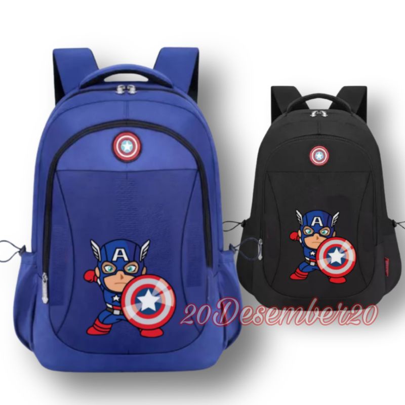 20dec กระเป๋าเป้สะพายหลัง กระเป๋านักเรียน พิมพ์ลายการ์ตูน