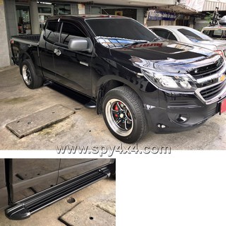 บันไดเสริมข้างรถกระบะ สีดำ Chevrolet Colorado 2012 - 21  Cab 2 ประตู ตรงรุ่น (ส่งฟรี)