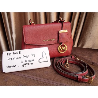 [Used] MICHAEL KORSAVA XS SAFFIANO LEATHER CROSSBODY