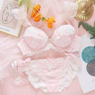 พร้อมส่ง​ เซ็ทชุดชั้นในโลลิต้าญี่ปุ่น​ Lolita​ Japanese​ Underware 34/75A