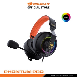 COUGAR PHONTUM PRO : Gaming Headset หูฟังเกมมิ่ง หูฟังสำหรับเล่นเกม รับประกันศูนย์ไทย 2 ปี