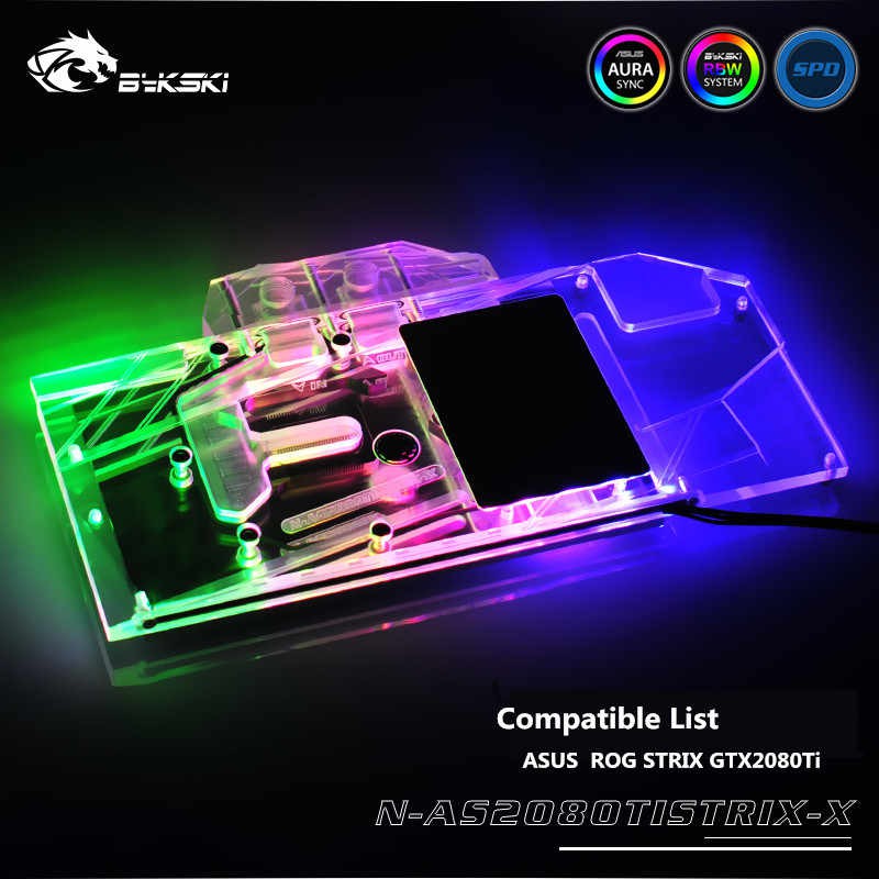 Bykski N-AS2080TISTRIX-X ASUS ROG STRIX RTX2080Ti O11G GAMING