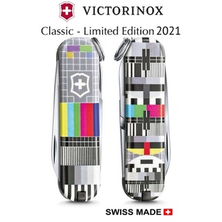 (ส่งฟรี)มีดพับ Victorinox รุ่น Classic SD Limited Edition 2021,Retro TV (0.6223.L2104)