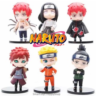 เซ็ตตุ๊กตาโมเดลฟิกเกอร์ Naruto And Friends Limited Edition Model Figure Set A ชุด 6 ตัวแอคชั่นสุดน่ารักสินค้านำเข้าจากต่