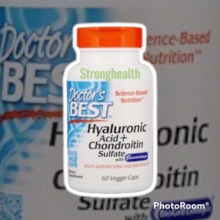 Doctors Best, Hyaluronic Acid + Chondroitin Sulfate, 60 Veggie Caps