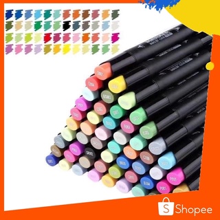 ปากกาเมจิกไฮไลท์ 2in1 เซ็ต 48สี 60สี 80สี สีเข้มสดใสเน้นค่ะ🌈สีเข้มสดใส✏️✏️