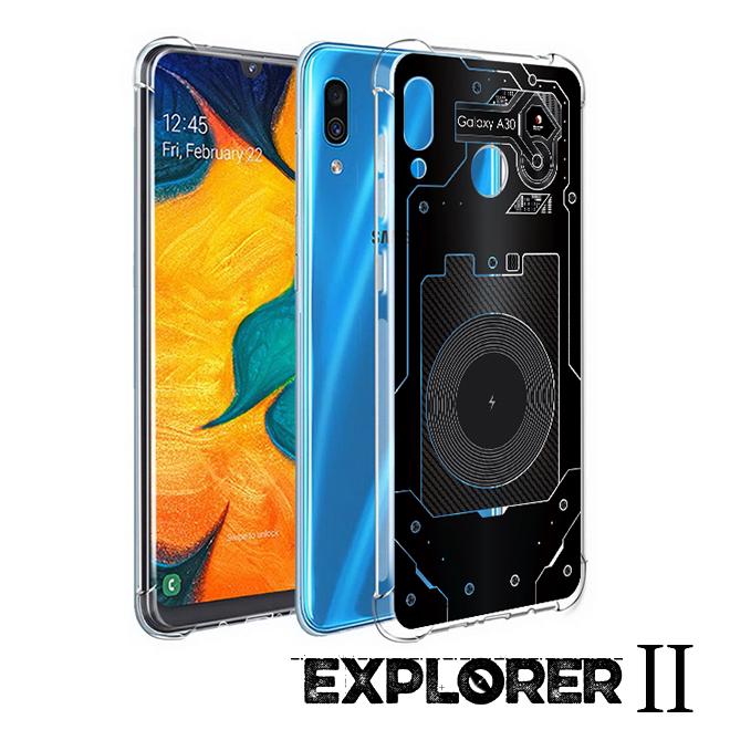 เคส สำหรับ Samsung Galaxy A30 [Explorer II Series] 3D Anti-Shock Protection TPU Case