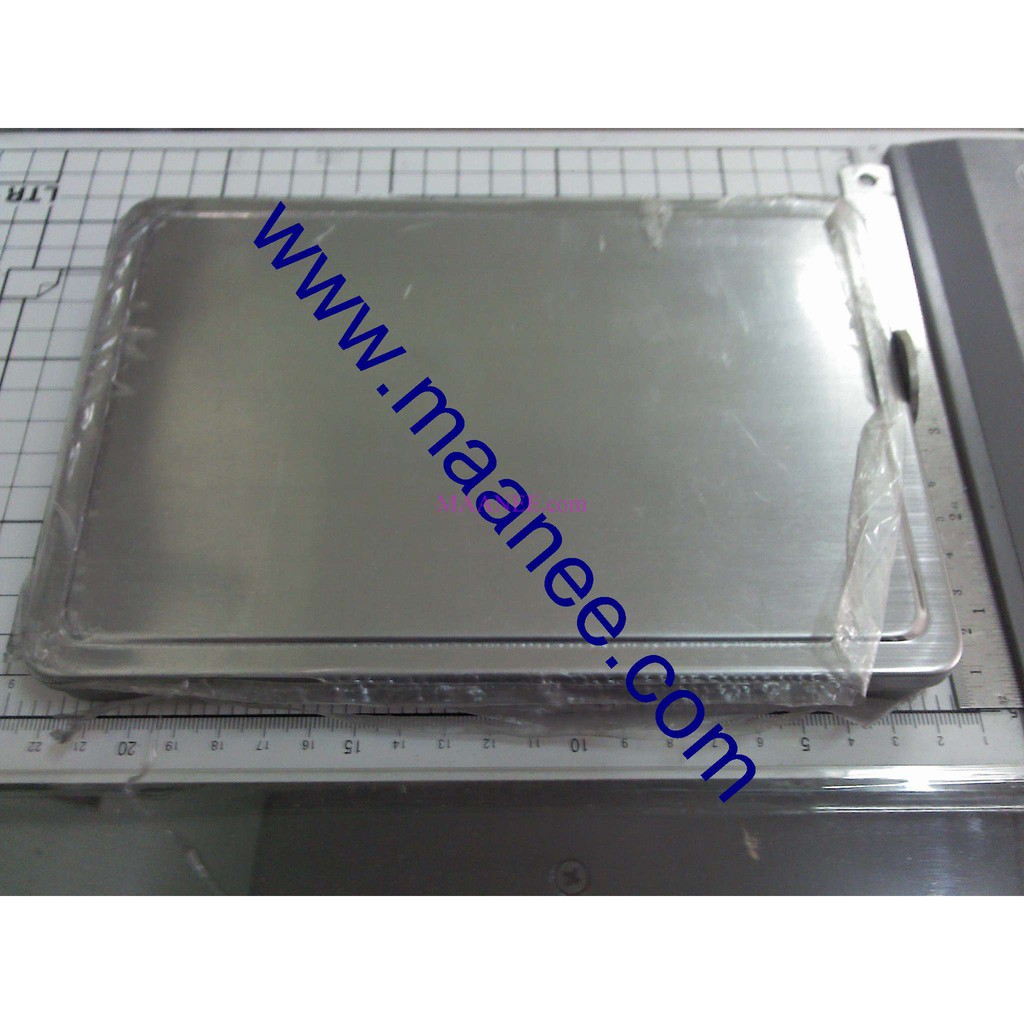 กล่องสแตนเลส เบอร์ 111W แบบหนาขนาด 22X14.5X2.8 cm.