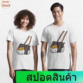 เสื้อยืดยอดนิยม Funny Sushi Rottweiler Essential T-Shirt Short sleeve T-shirts