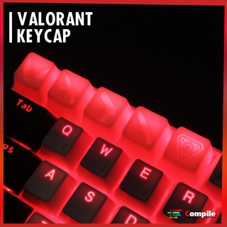 Keycap Valorant ปุ่มคีย์บอร์ดวาโรแรน 5ปุ่ม วัสดุแข็งแรง (อ่านรายละเอียดสินค้าก่อนสั้งซื้อ)