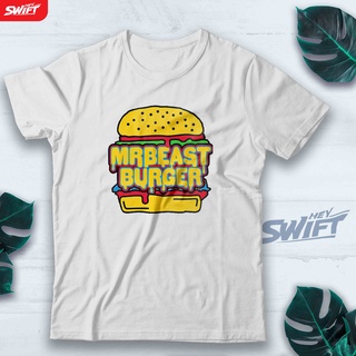 [COD]เสื้อยืด พิมพ์ลาย Mrbeast Burger DISTROS-5XL