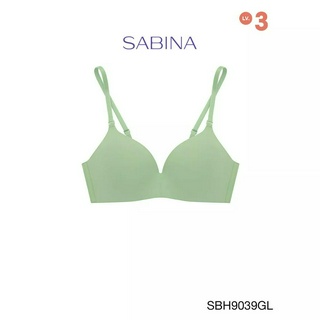 Sabina เสื้อชั้นใน Wireless (ไม่มีโครง) Seamless Fit รุ่น Soft Doomm  รหัส SBH9039GL สีเขียวอ่อน