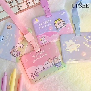 Upsee ซองใส่บัตร ABS แนวนอน ปลอดภัย สําหรับใช้ส่วนตัว