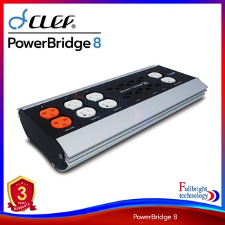 Clef Audio PowerBridge 8 ปลั๊กรางกรองไฟกันไฟกระชาก 8 ช่องเสียบ พร้อมช่อง High Power รับประกันศูนย์ 3 ปี