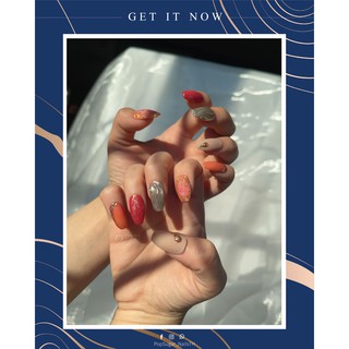 PopSugarNail เล็บปลอมเล็บปลอมสำเร็จรูป งานเจล 100% งานดีไซน์