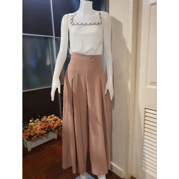 Se65102กางเกงกระโปรงมือสองสีนู๊ด