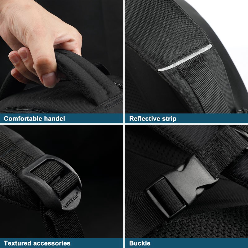 Tigernu 3105 กระเป๋าเป้สะพายหลัง กันน้ำ สำหรับผู้ชาย โรงเรียนเ ใส่คอมพิวเตอร์  15.6 นิ้ว