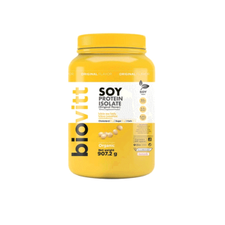 พร้อมส่ง Biovitt Soy Protein Isolate โปรตีนถั่วเหลืองออแกนิค 100% biovitt ถั่วเหลือง ซอย โปรตีน ไอโซเลท Non Whey