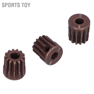 Sports Toy 3Pcs 48DP 13T Steel Pinion Gear for 1/10 RC Car 3.175mm Shaft Brushless/Brushed Motor