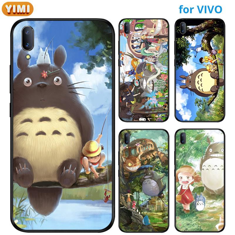 เคส VIVO Y02 Y16 Y02S Y20 Y20S Y20T Y12A Y12S Y20SG Y01 Y15A Y15S Y20I Y21S Y3S T1 T1x Y33T Y21T 5G Y33s Y21 2021 Y12 Y17 Y15 Y11 Y11D Y12i Y19 มือถือสำหรับเคสโทรศัพท์มือถือลายการ์ตูน Totoro สําหรับ