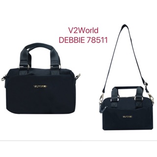 V2WORLD กระเป๋าสะพายข้าง กระเป๋าถือรุ่น DEBBIE 7851 (BLACK)