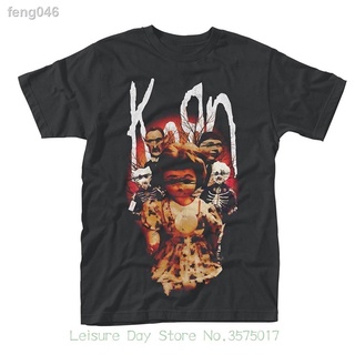 ❁Hip Hop Novelty เสื้อผ้า Korn Dolls Band โลโก้สีดำรอบคอ T เสื้อสำหรับชายแนวโน้มของขวัญผ้าฝ้าย 100% แฟชั่นแขนสั้น Casual