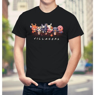 เสื้อยืดโอเวอร์ไซส์เสื้อยืดพิมพ์ลาย Villagers Animal Crossing / Marshal, Raymond, Beau, Marina, Roald, Merengue Tee / AC