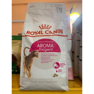 อาหารแมว Royal Canin Aroma Exigent Attraction 2 Kg อาหารแมว รอยัลคานิน สูตร แมวกินยาก เลือกกินจากกลิ่น สำหรับแมว อายุ 1ป