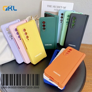 เคสโทรศัพท์มือถือ PC พับได้ กันฝุ่น กันรอยนิ้วมือ สําหรับ Samsung Galaxy Z Fold4 Fold 4 5G Fold3 Fold 3 4