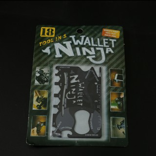 เครื่องมืออเนกประสงค์ 18 ชนิด " Wallet Ninja"