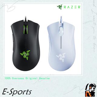 [1 Year Warranty]Razer DeathAdder Essential Gaming Mouse.6400DPI(Black/White)เมาส์สำหรับเล่นเกม