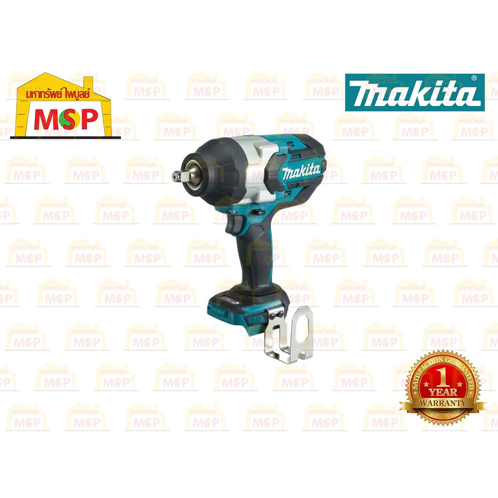 Makita สว่านบล็อกไร้สาย 18V 3/4"  DTW1001Z ตัวเปล่า BL #NT