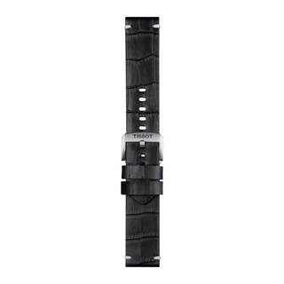 Tissot Black Leather Strap Lugs 22 mm ทิสโซต์ สายหนัง สีดำ ขนาด 22 มม. T852046775