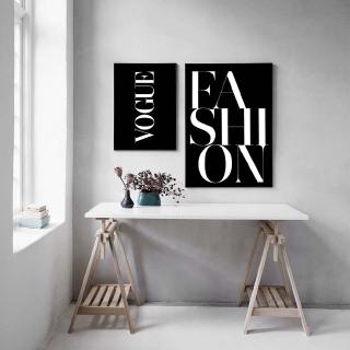 Black and White Quotes Poster Canvas Painting Fashion Nordic Wall Art Poster Prints Vogue Pictures Unframed