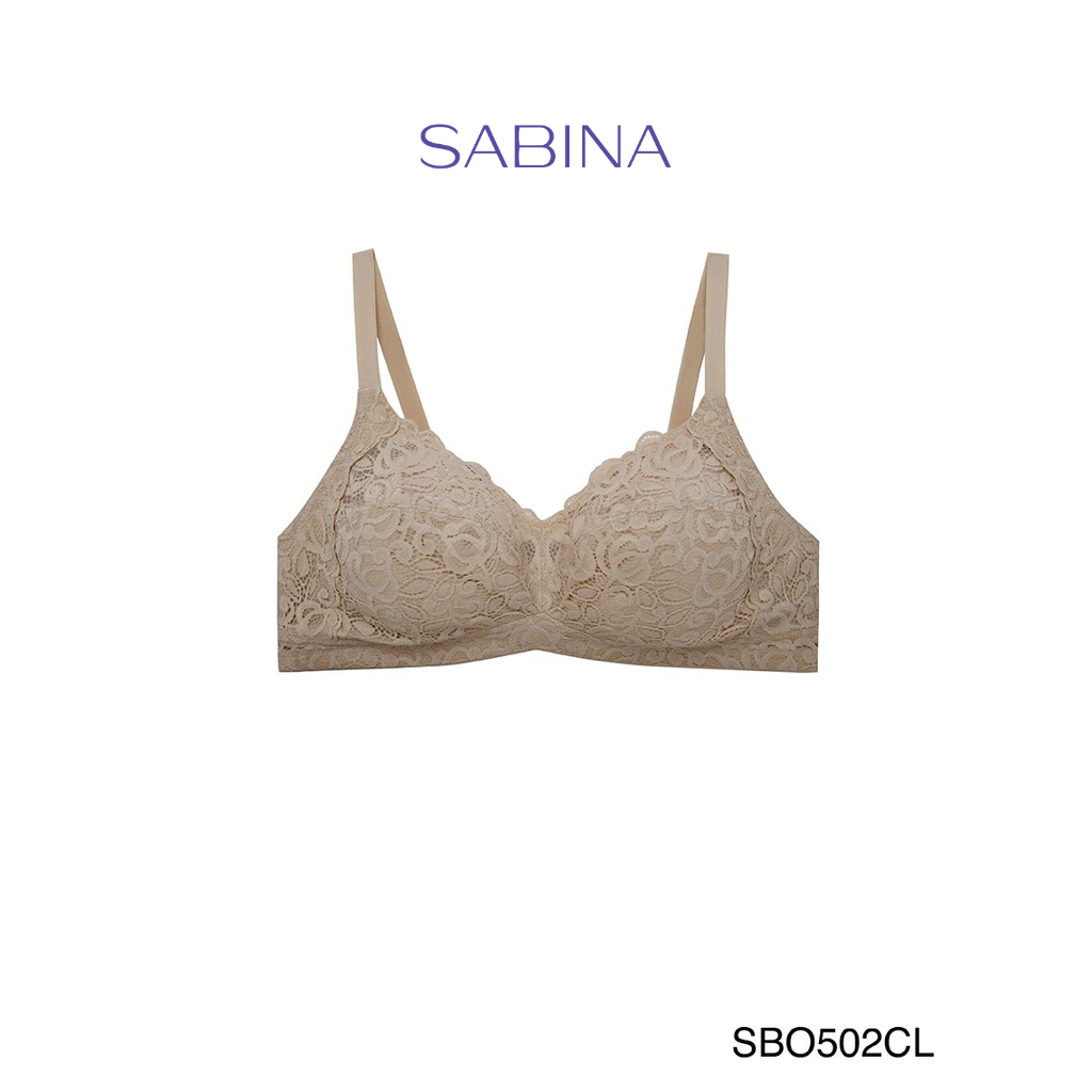 Sabina เสื้อชั้นใน Invisible Wire (ไม่มีโครง) รุ่น Function Bra รหัส SBO502CL สีเนื้ออ่อน