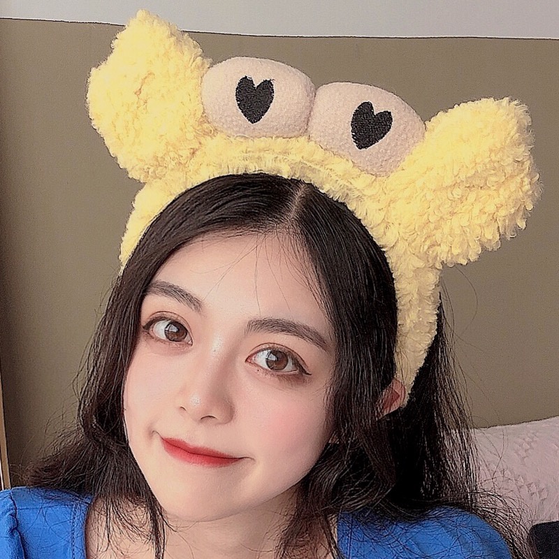 ที่คาดผม ลายกล้ามปู การ์ตูนลายปูน่ารักๆ ตุ๊กตาสไตล์เกาหลี ผ้านิ่มๆ เเฟชั่นเกาหลี แบบแถบคาดศีรษะ