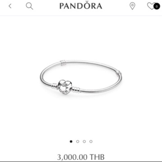 สร้อยข้อมือ pandora แท้