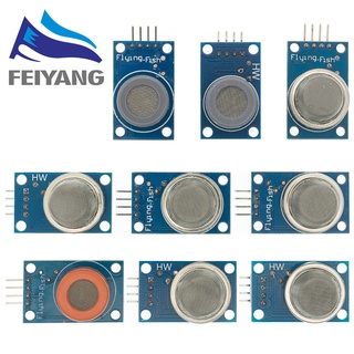 Mq เซนเซอร์ตรวจจับก๊าซ Mq-2 Mq-3 Mq-4 Mq-5 Mq-6 Mq-7 Mq-8 Mq-9 Mq-135 แอลกอฮอล์ Lpg Cng ไฮโดรเจนแก๊ส