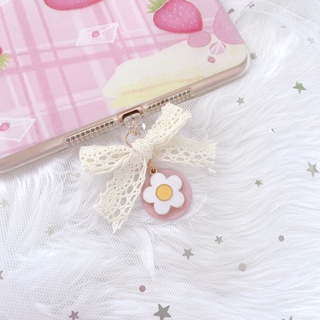 🌸จุกกันฝุ่น ipad, iphone, android จุกหูฟัง จุกกันฝุ่นโทรศัพท์, สินค้าDiy, พร้อมส่ง