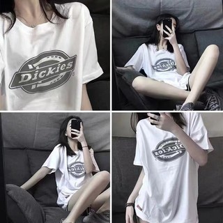 DICKIES logo Basic Plus Size (Oversized) Teesเสื้อยืด