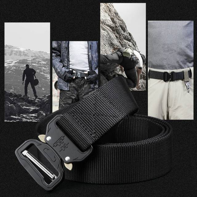 Miluota Canvas Army Military Tactical Belt 125cm - MU056