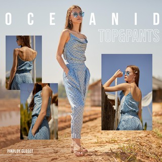 PINPLOY CLOSET: OCEAN - Oceanid Set Top&amp;Pants