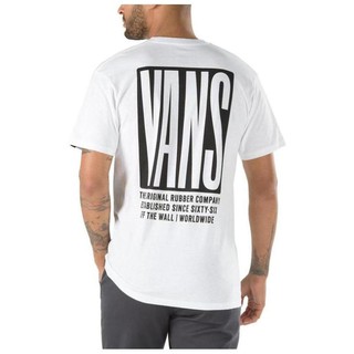 Vans/vance เสื้อยืด คอกลม แขนสั้น ผ้าฝ้าย เรียบง่าย ใส่สบาย สําหรับผู้ชาย