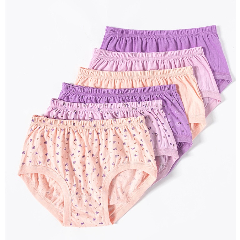 กางเกงชั้นใน ผ้าฝ้าย ขนาดใหญ่ สวมใส่สบาย พลัสไซซ์ สําหรับผู้หญิง ไซซ์ 45-100 กก. XL-4XL