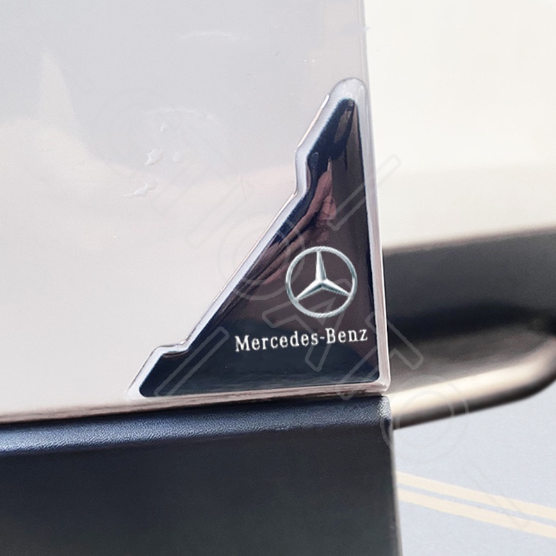 GTIOATO 2 ชิ้น กันรอยประตูรถยนต์ สติ๊กเกอร์ติดรถ สำหรับ Mercedes Benz W124 W204 W202 W203 W212 - รูปที่ 5