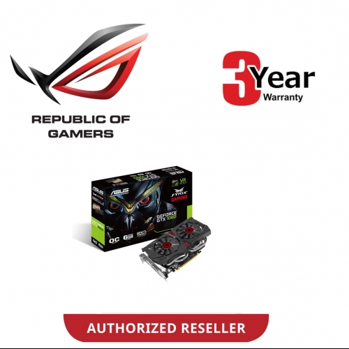 ASUS GeForce GTX 1060 DC2O6G STRIX GAMING OC Edition ( STRIX-GTX1060-DC2O6G )