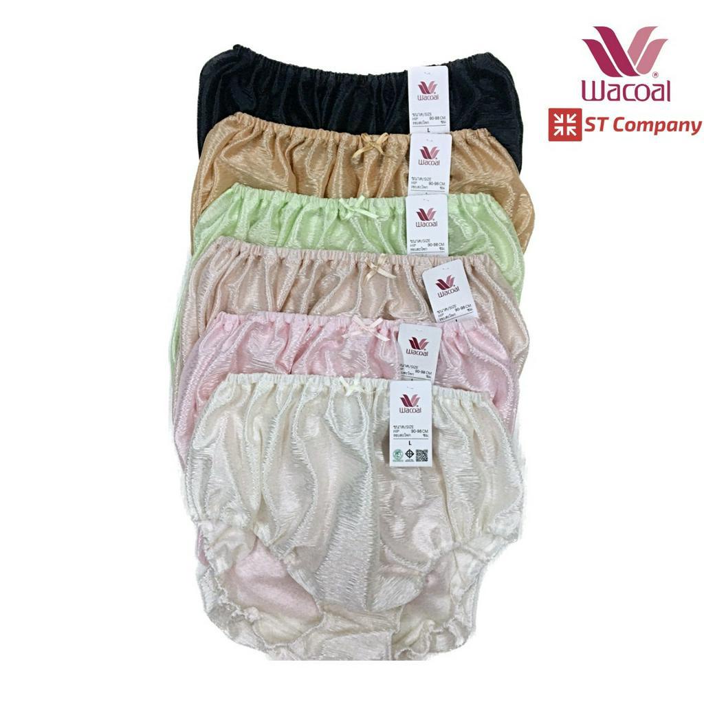 กางเกงในร้อยยาง Wacoal แบบเต็มตัว (Short) รุ่น WU4933 1 ตัว ผ้าเงางาม วาโก้ ผ้าไนล่อน ไนล่อน ผ้าลื่น วาโก้